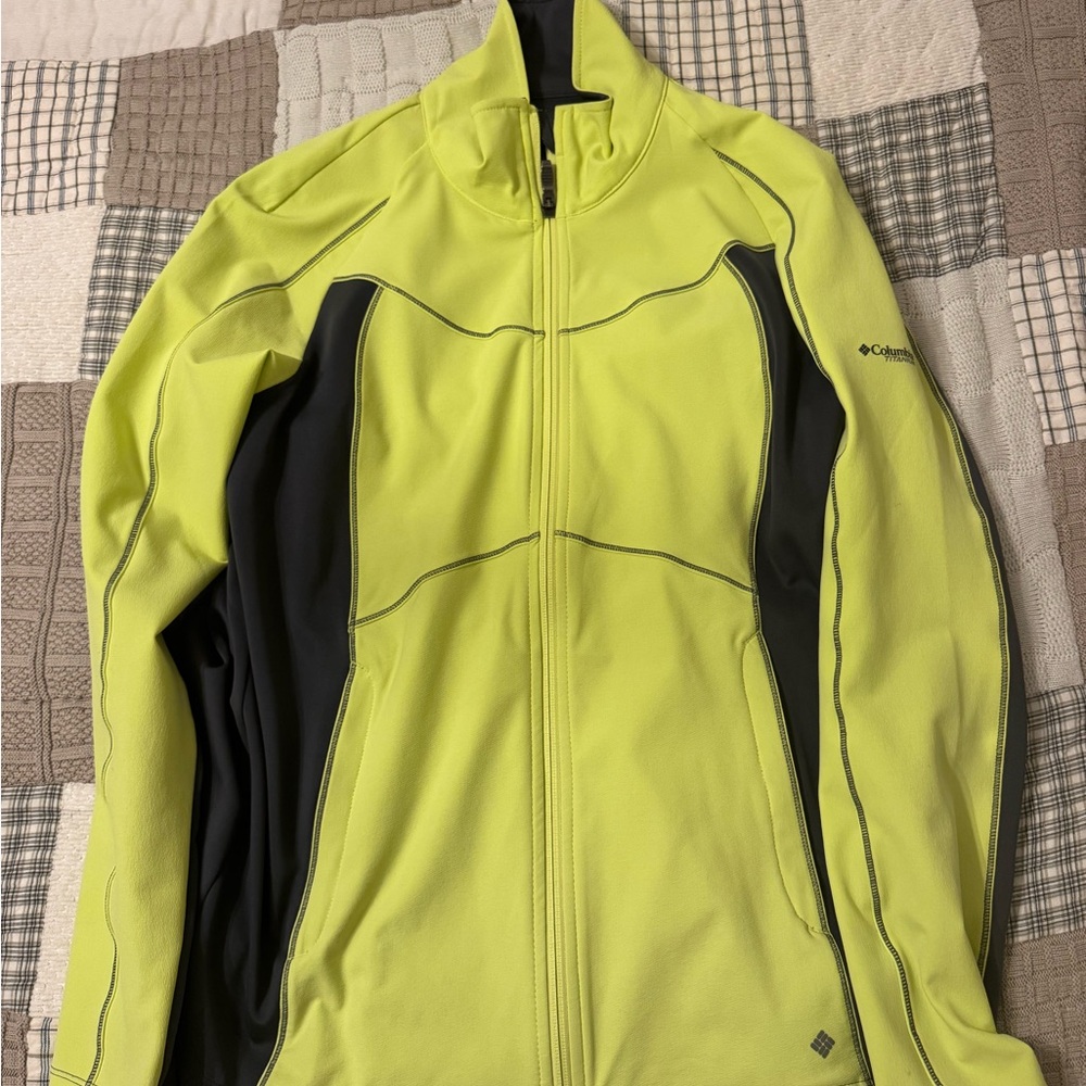 Columbia Bright Yellow and Black Jacket